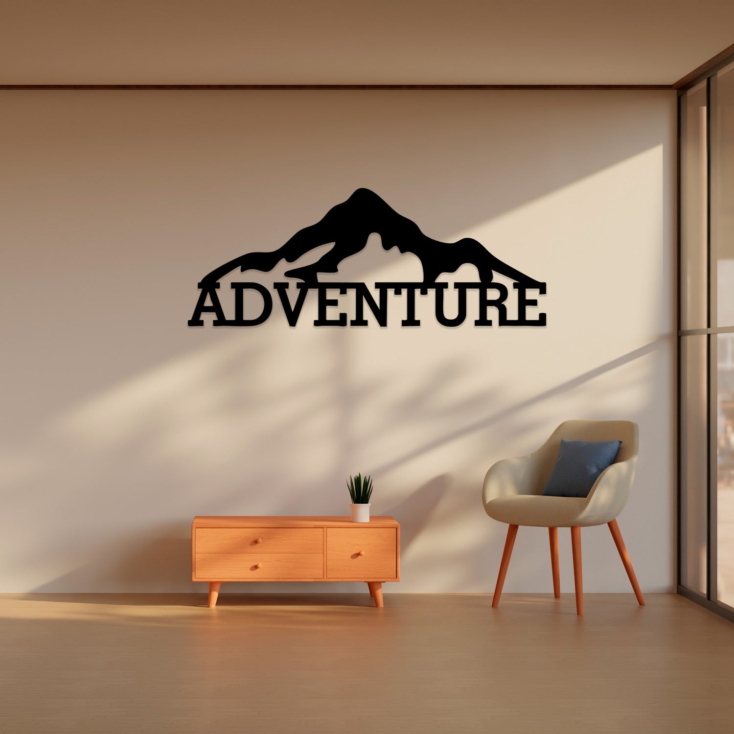 Adventure Mountain Metal Wall Art