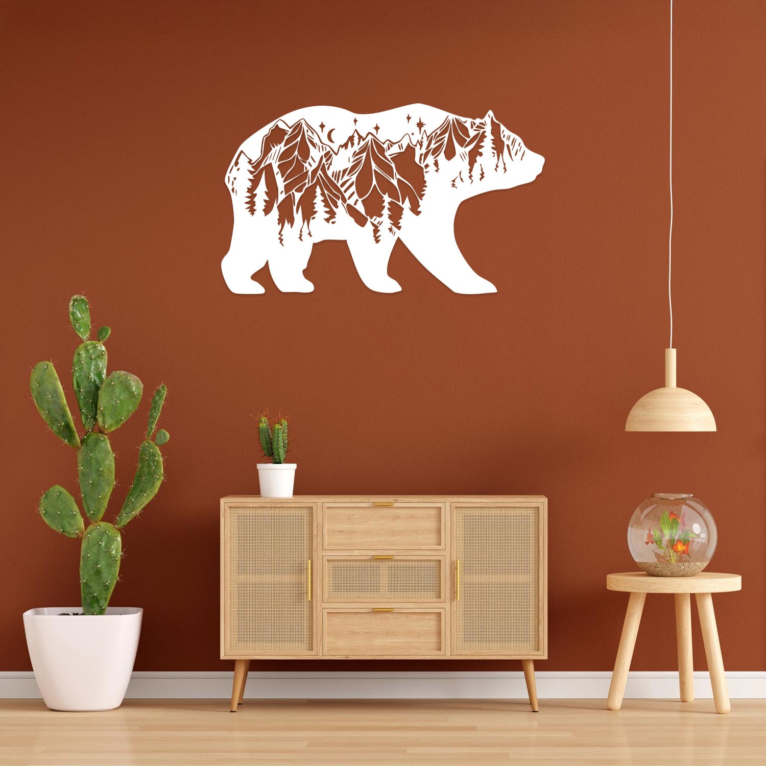Bear Mountain Metal Wall Art