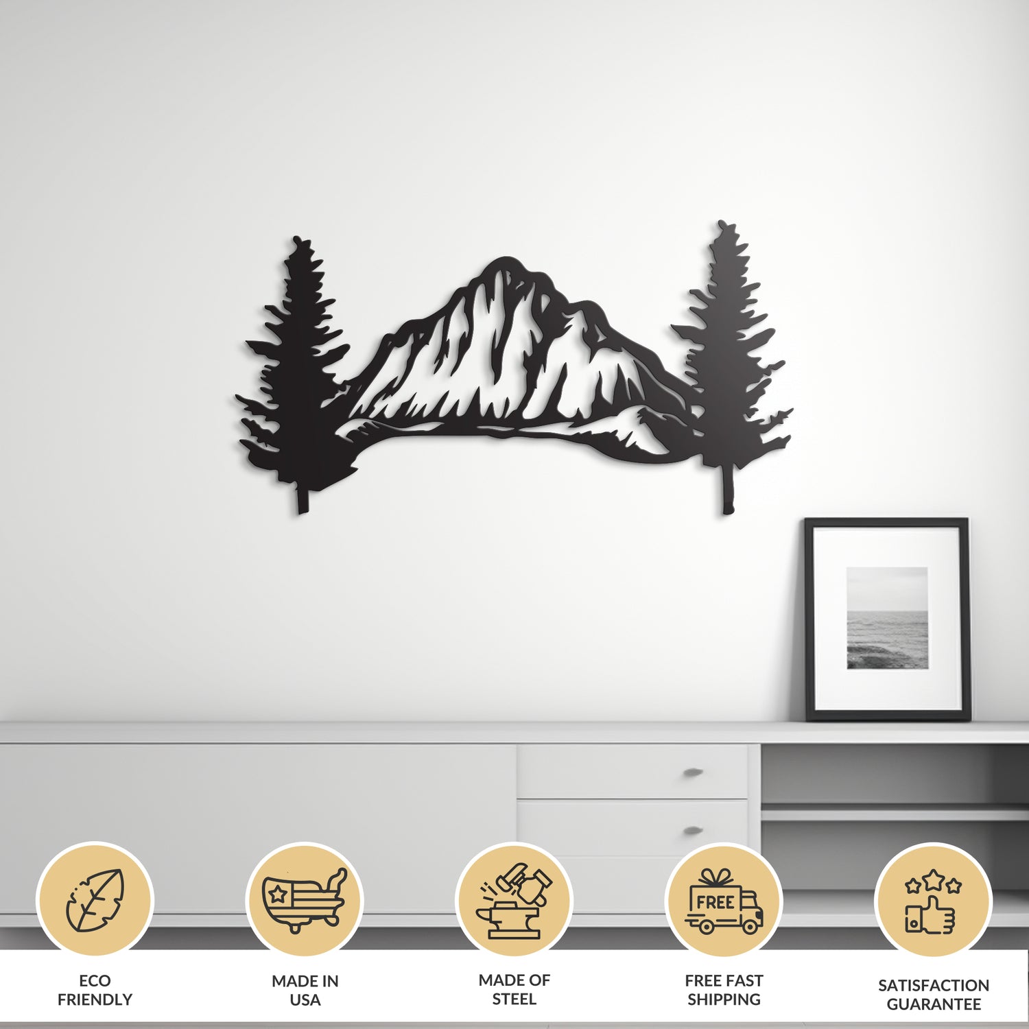 Acadia Cadillac Mountain Metal Wall Art