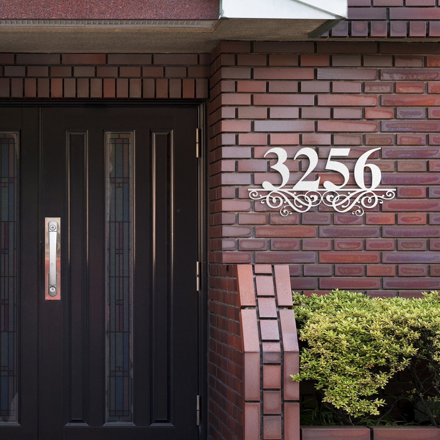 Designer Number = Personalized Metal Address Sign