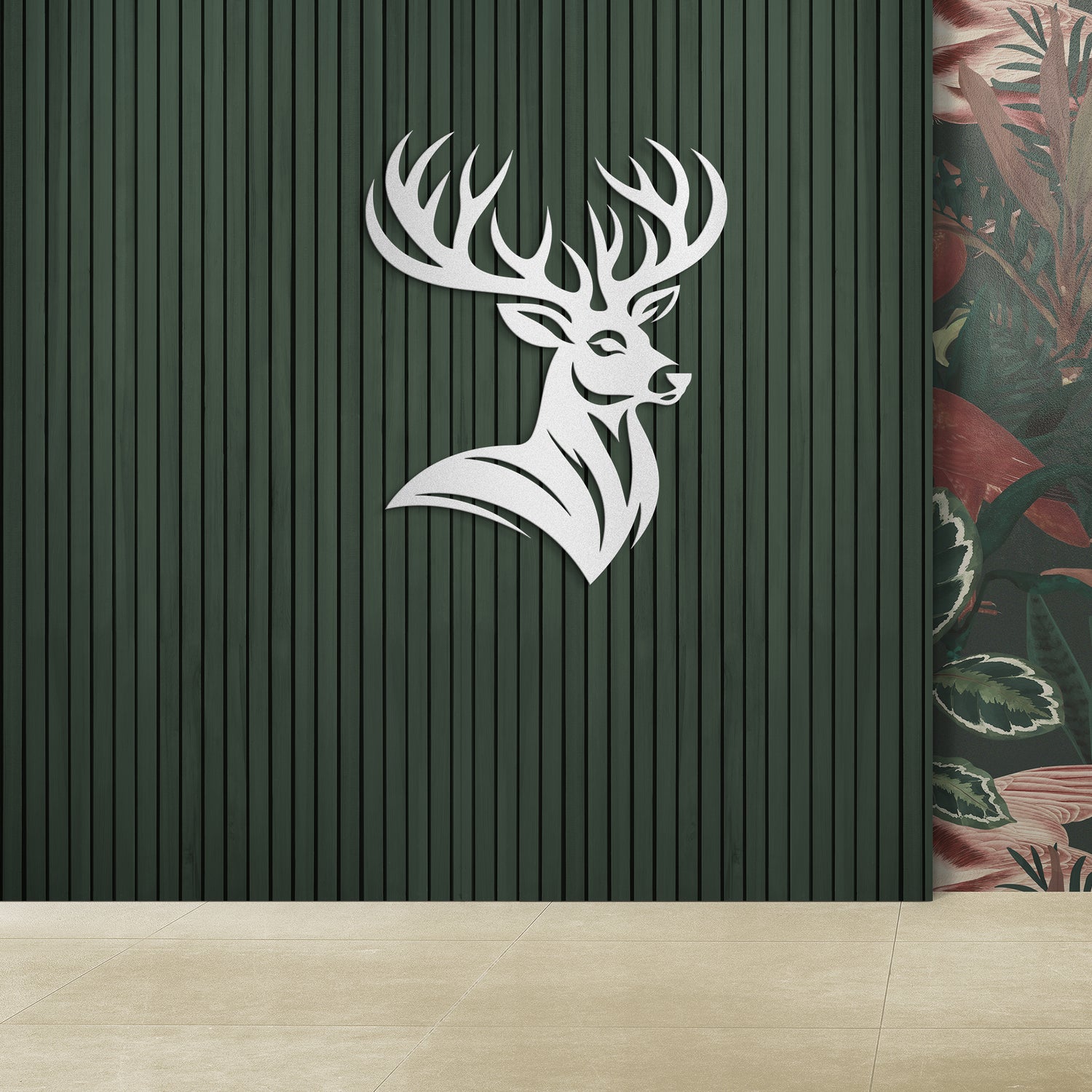 Deer Metal Wall Art