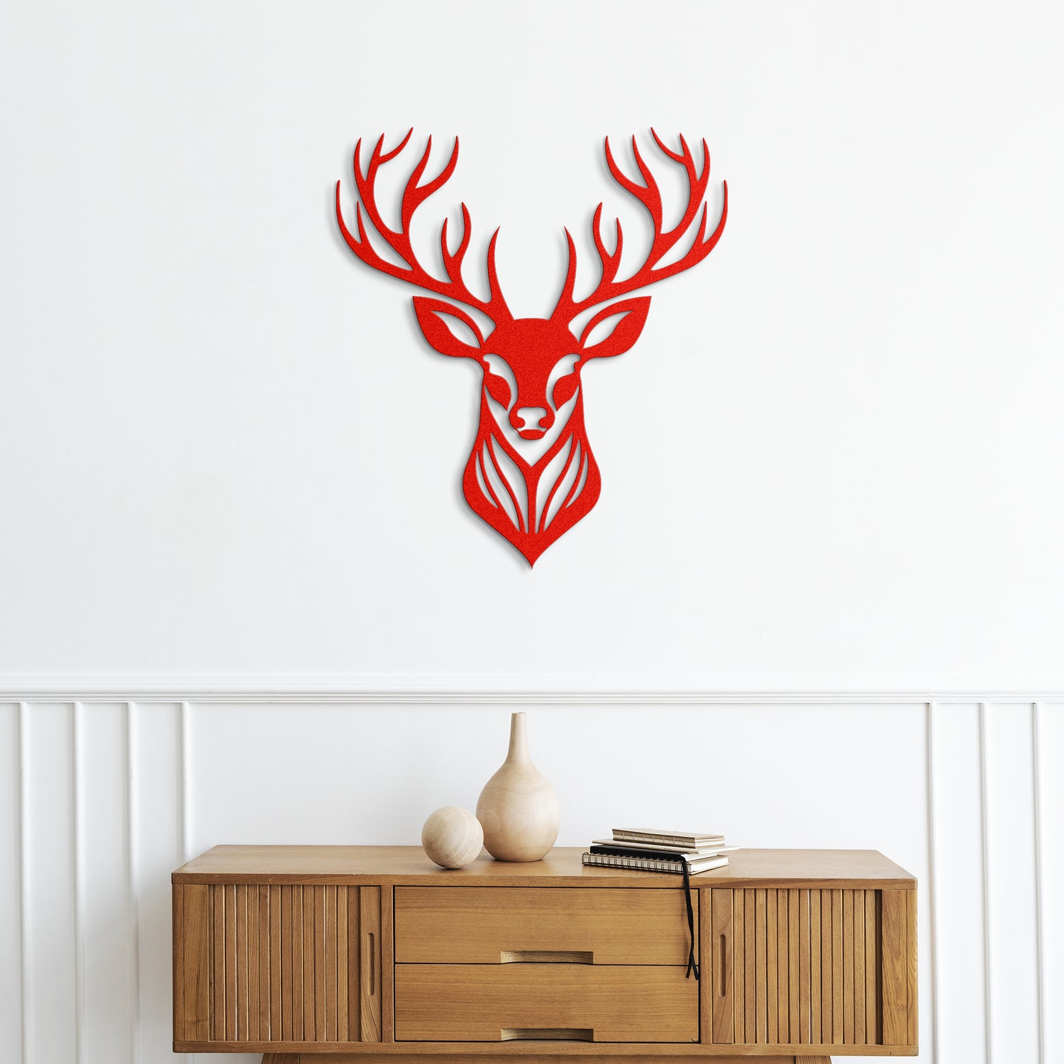 Deer Head Metal Wall Art