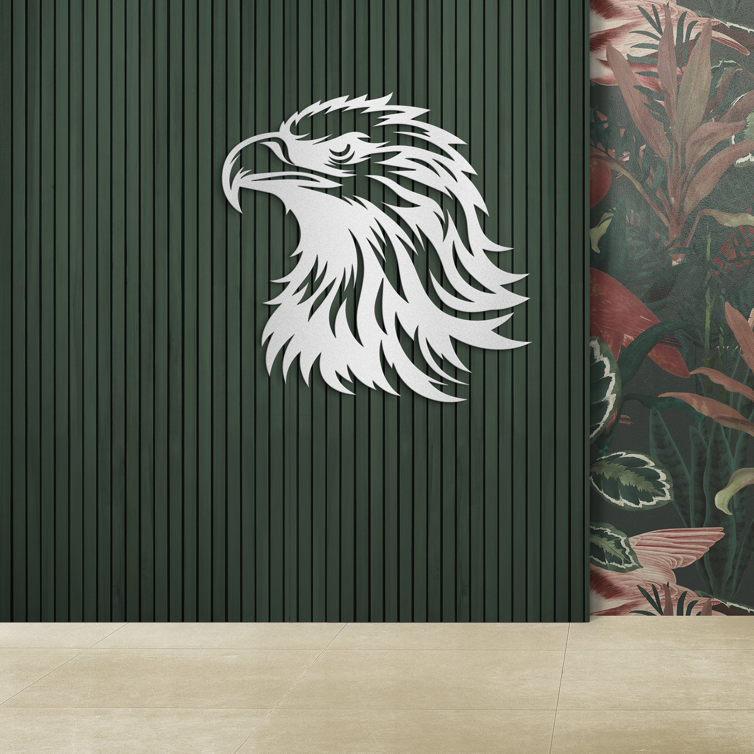 Eagle Head Metal Wall Art