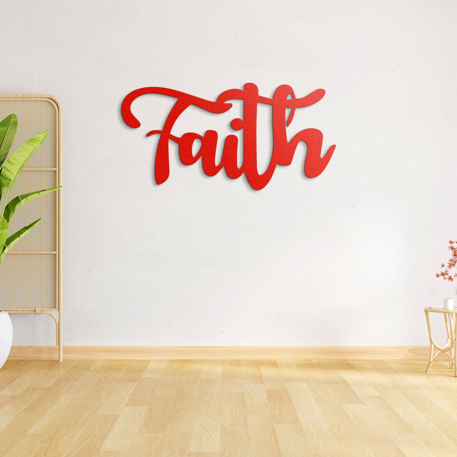 Faith Quote Metal Sign