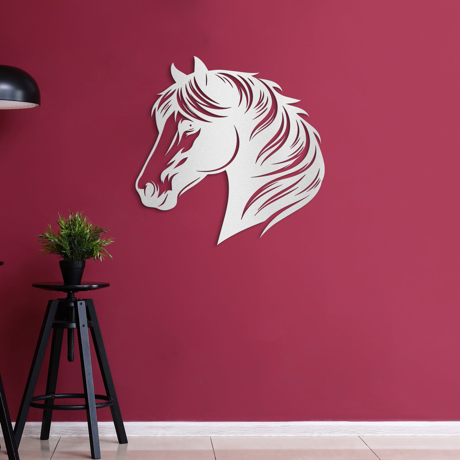 Horse Head Metal Wall Art