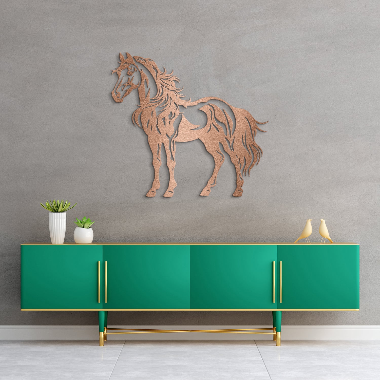 Horse Metal Wall Art