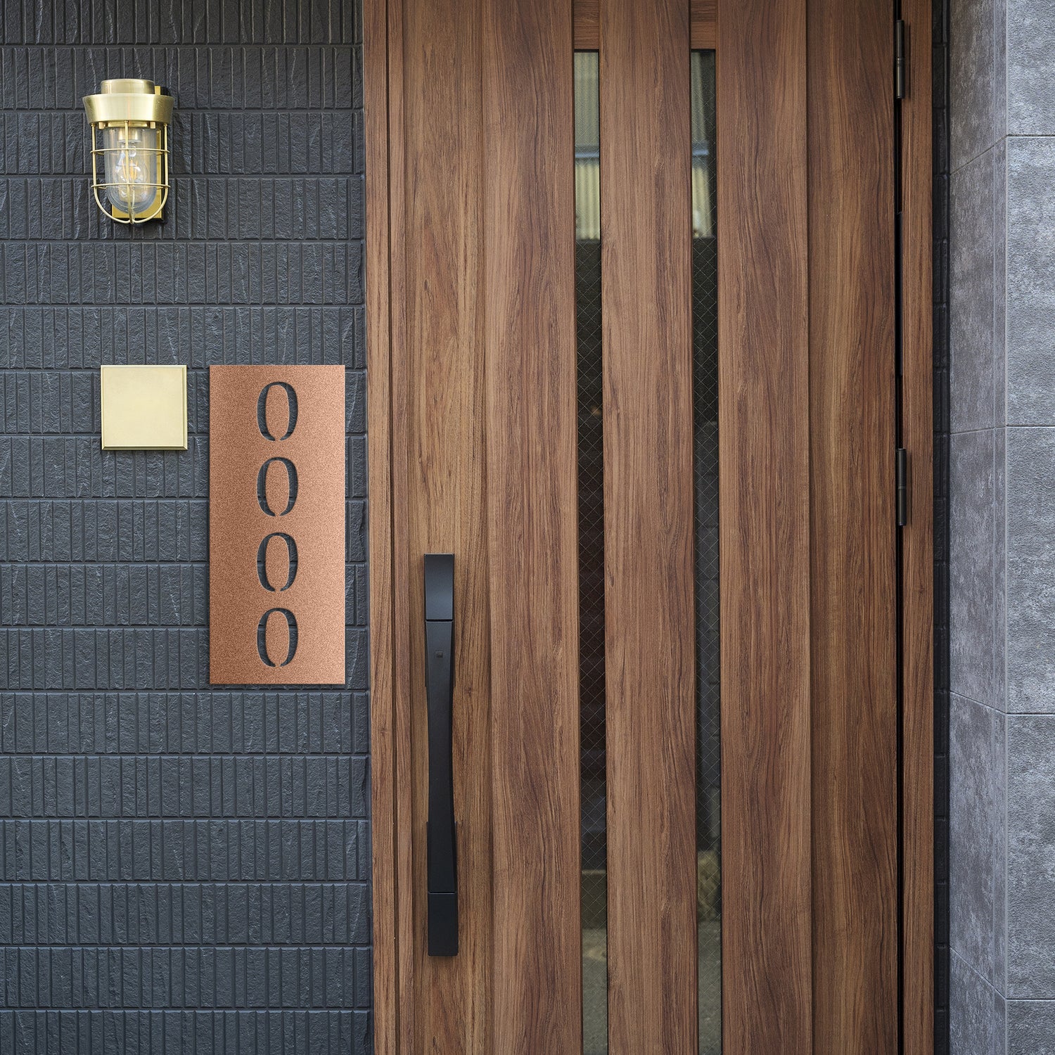 Number - Personalized Metal Address Sign