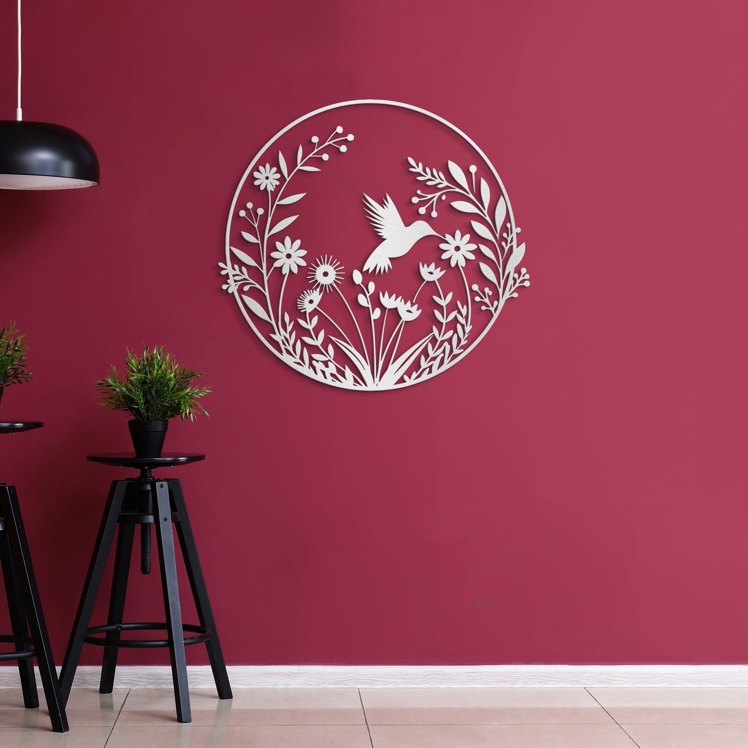 Humming Bird Metal Wall Art
