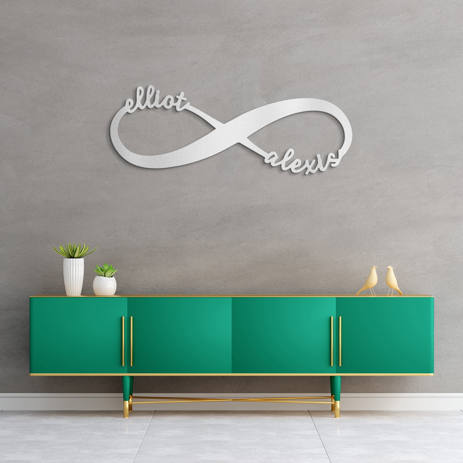 Name Infinity - Personalized Love Metal Sign