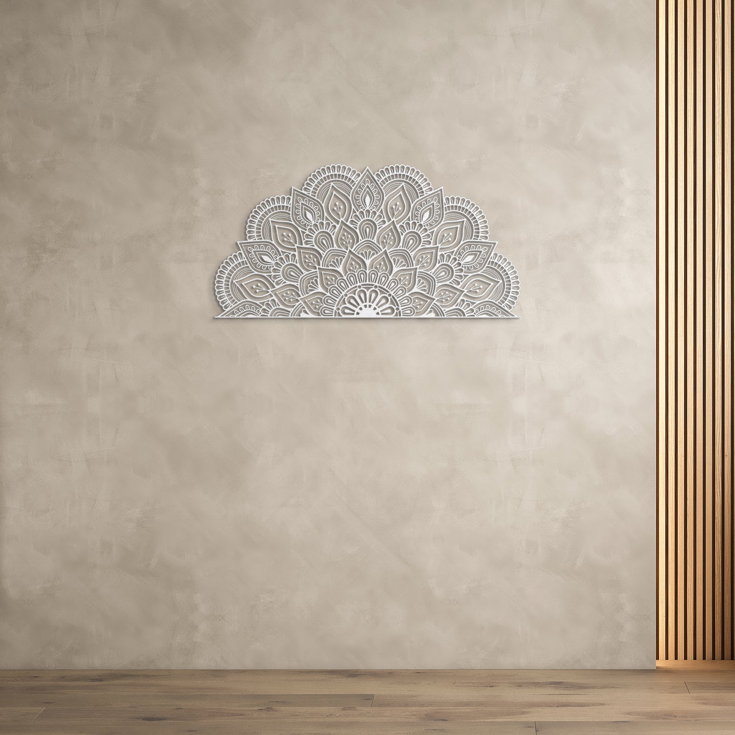 Half Mandala Metal Wall Art