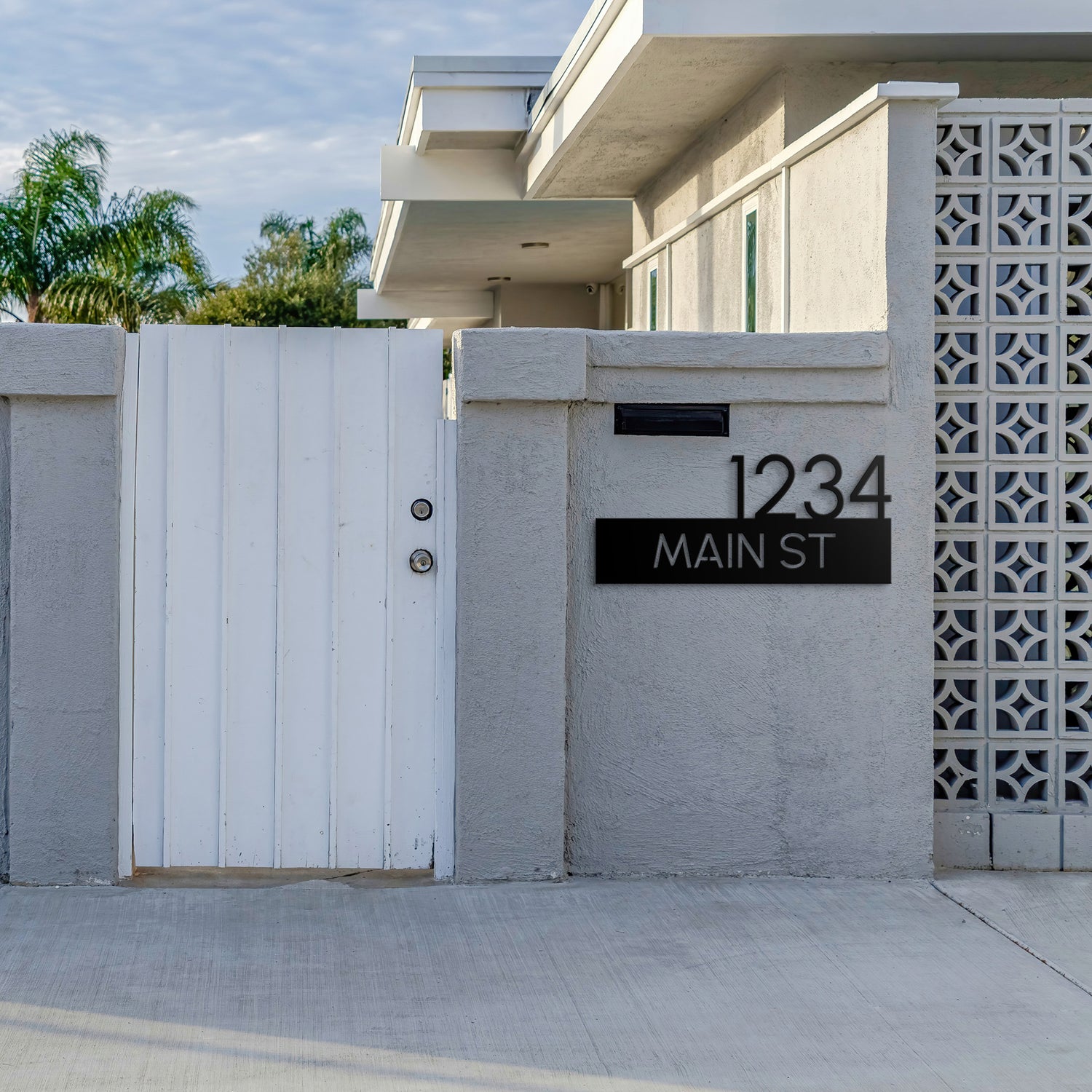Street - Personalized Metal Address Sign