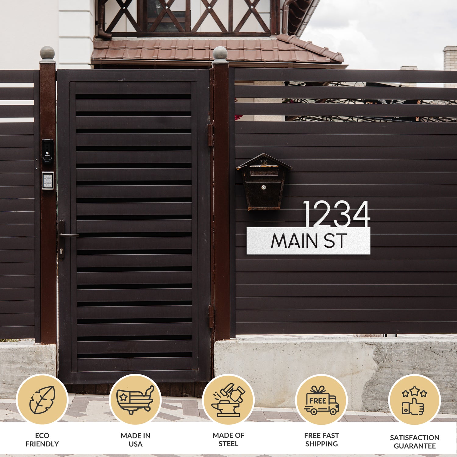 Street - Personalized Metal Address Sign
