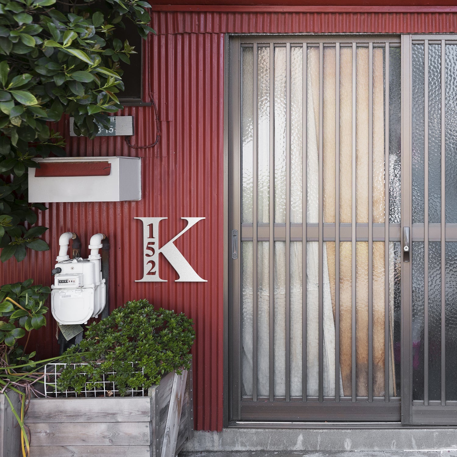 Alphabet - Personalized Metal Address Sign