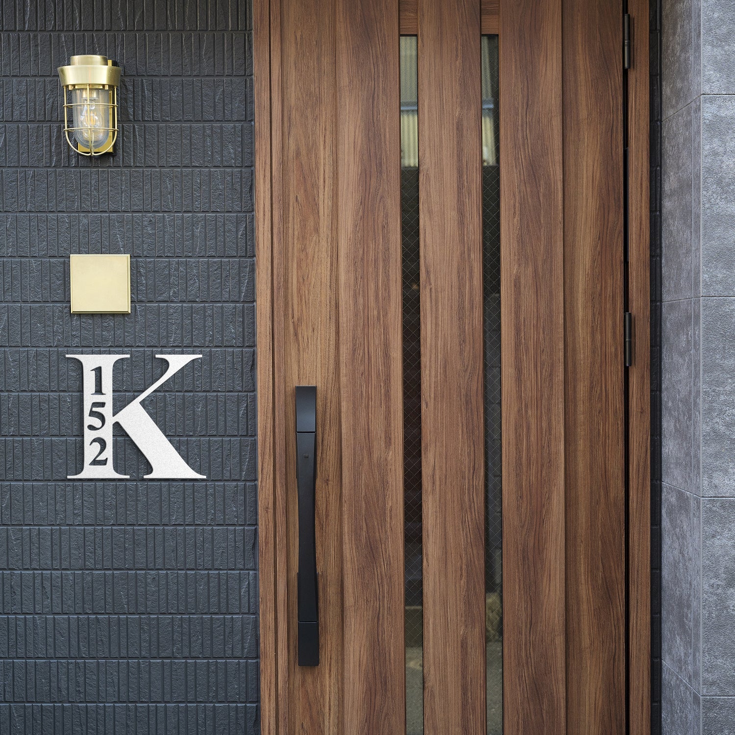 Alphabet - Personalized Metal Address Sign