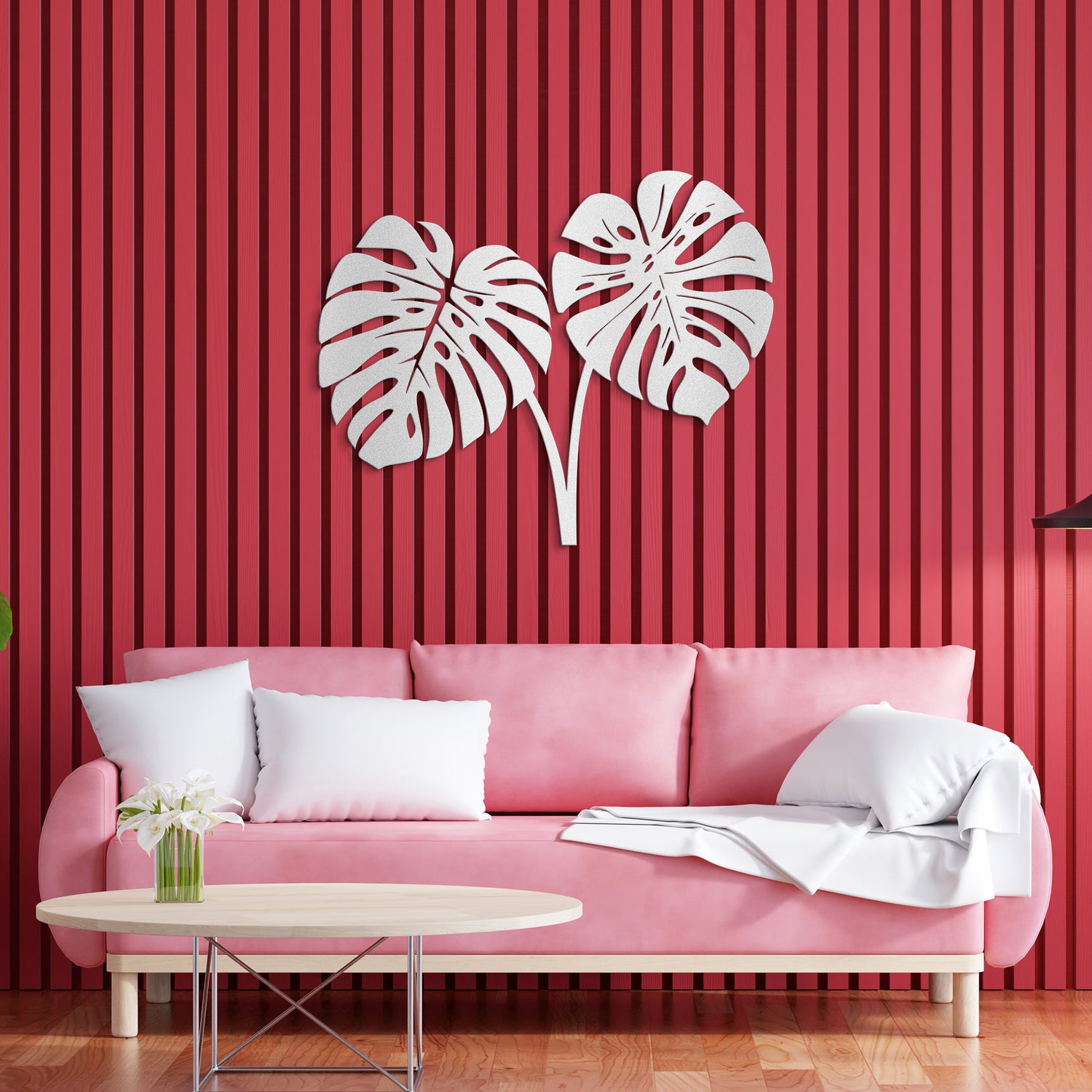 Monstera Leaf Metal Wall Art