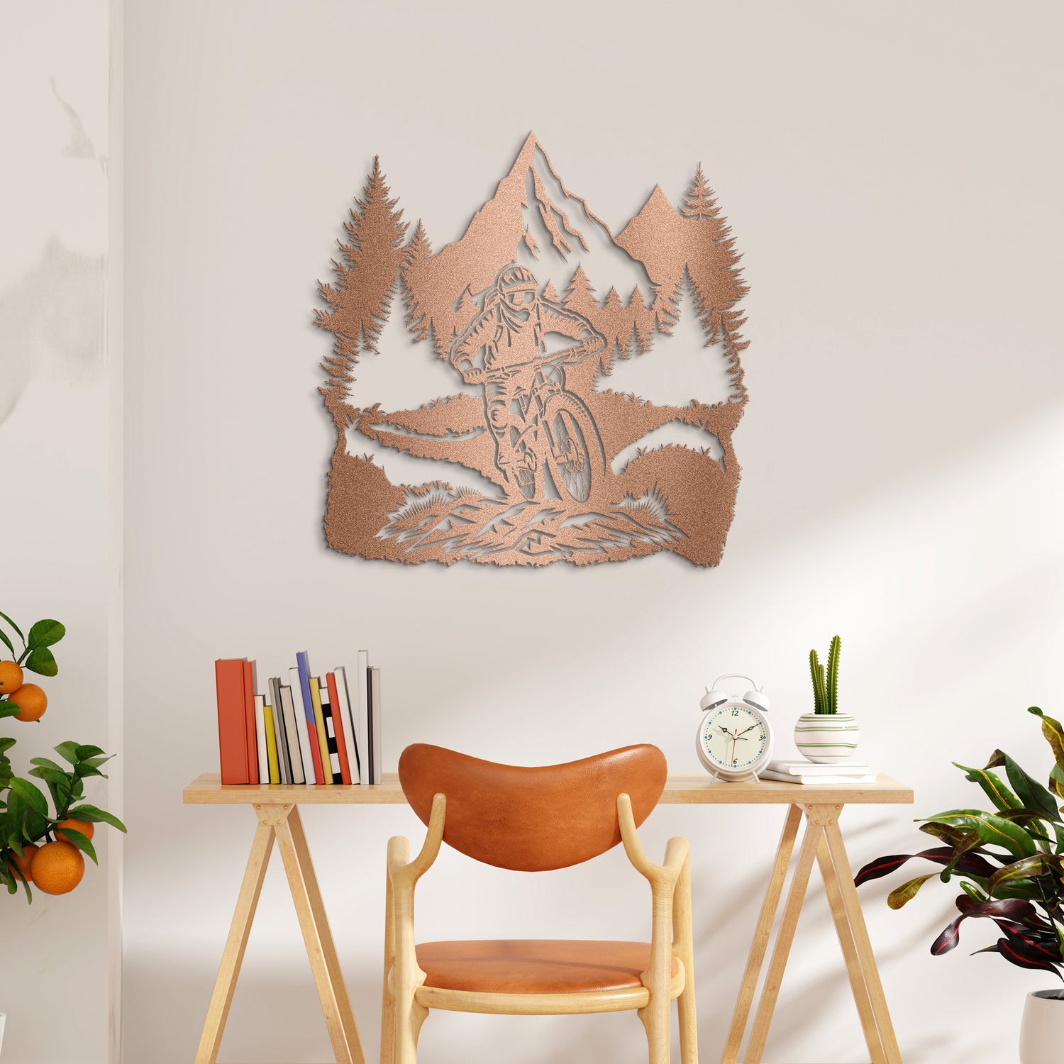 Mountain Bike Metal Wall Art