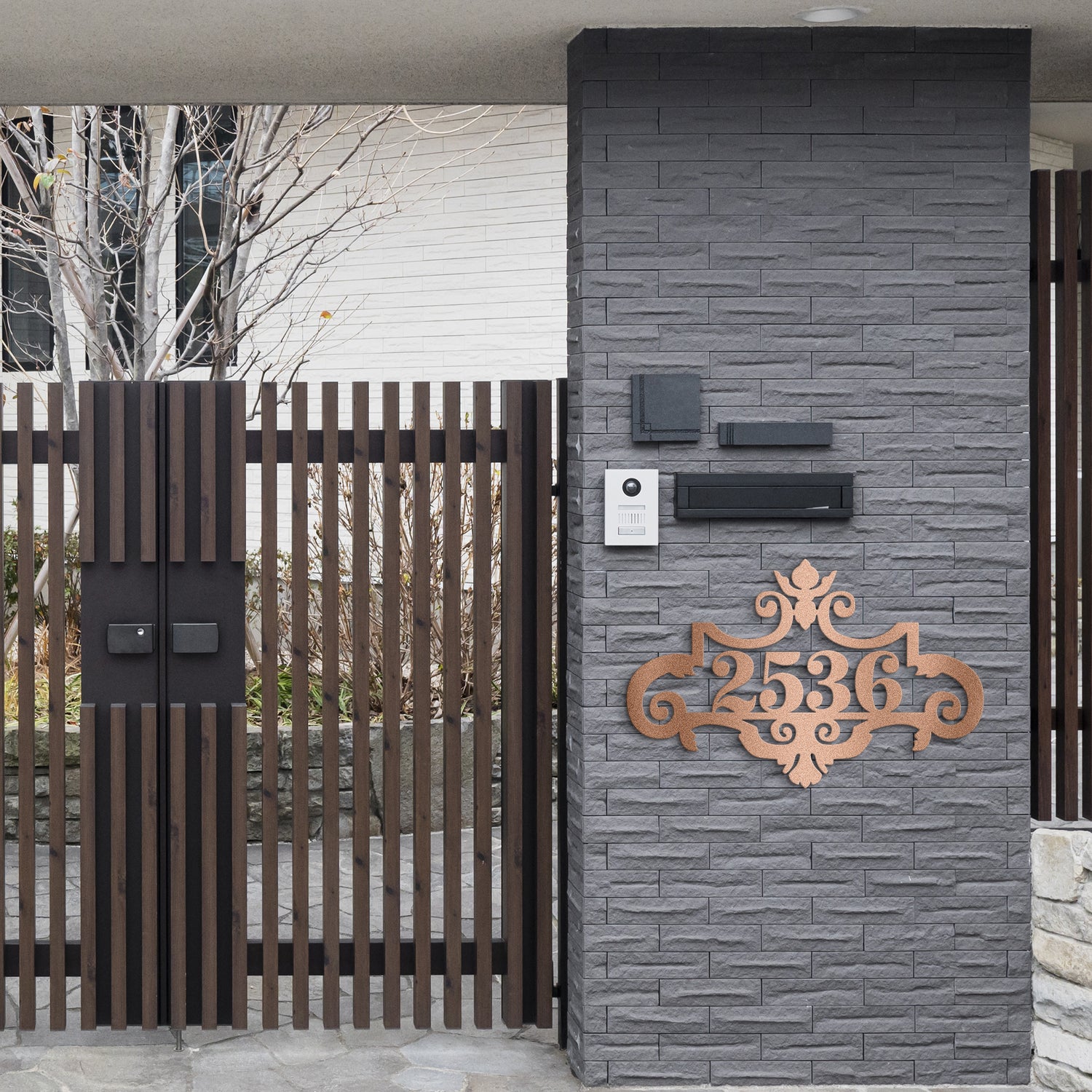 Ornate - Personalized Metal Address Sign