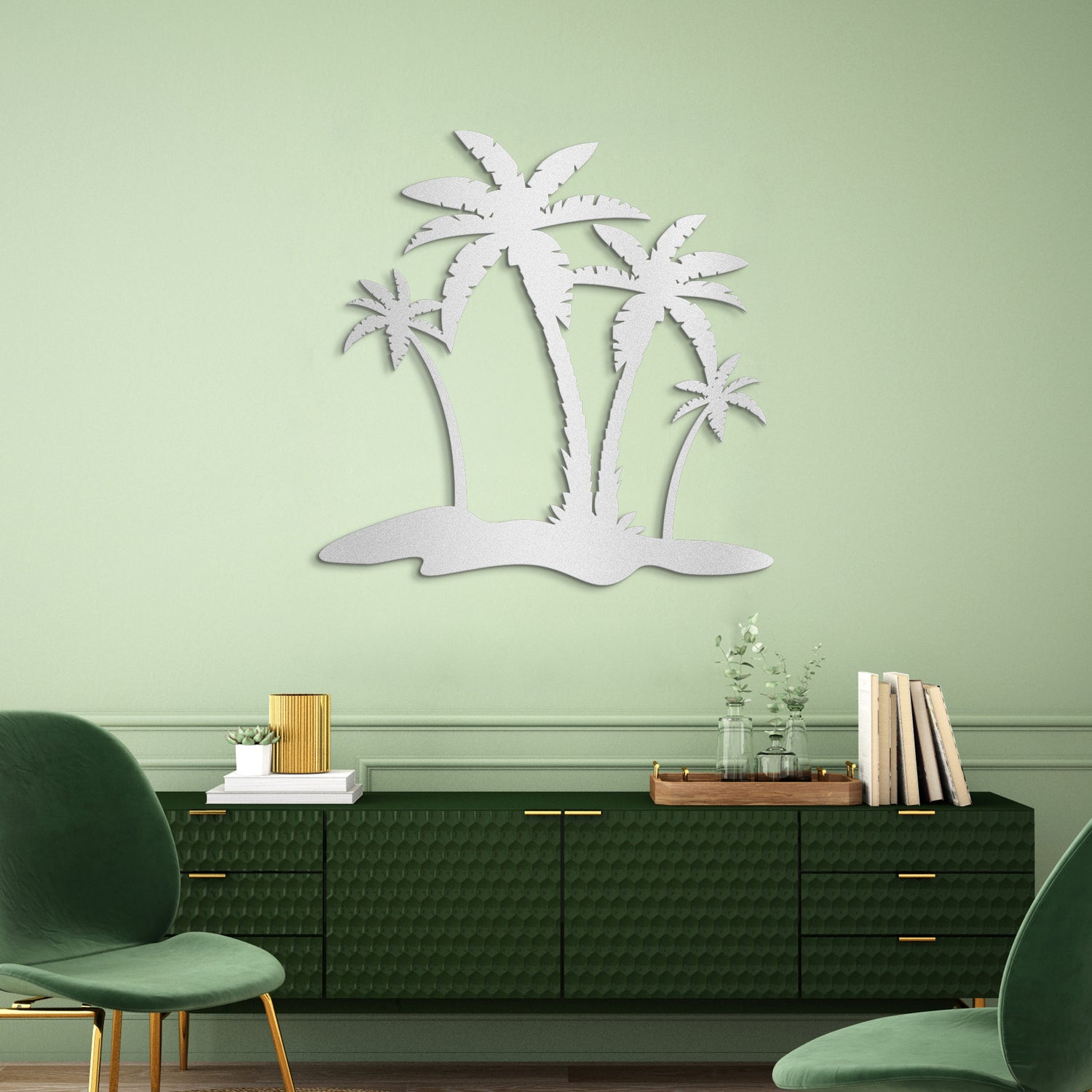 Palm Trees Metal Wall Art
