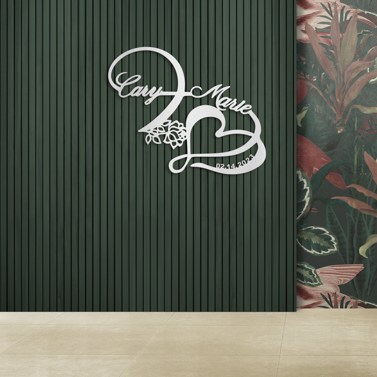 Couple - Personalized Love Metal Sign