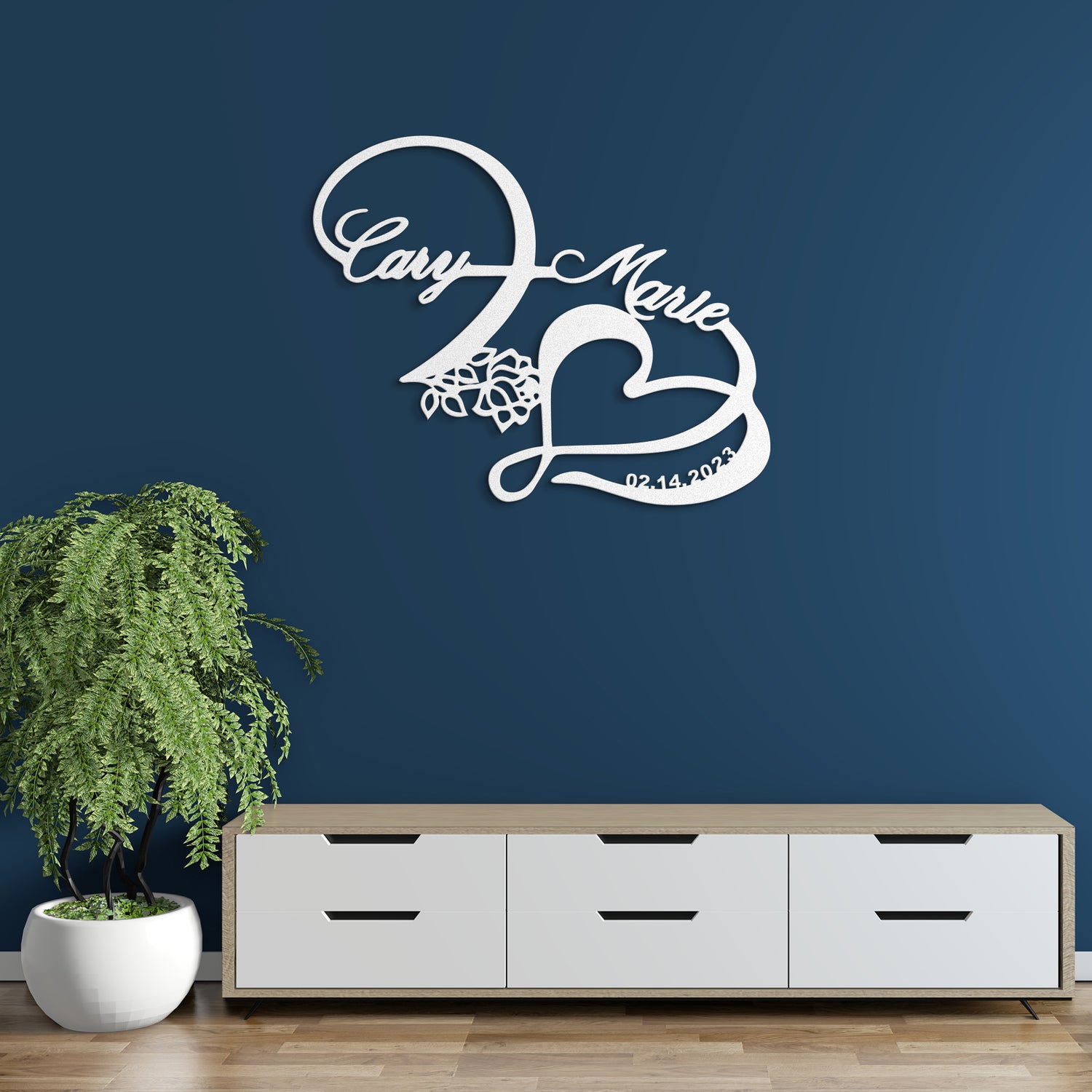Couple - Personalized Love Metal Sign