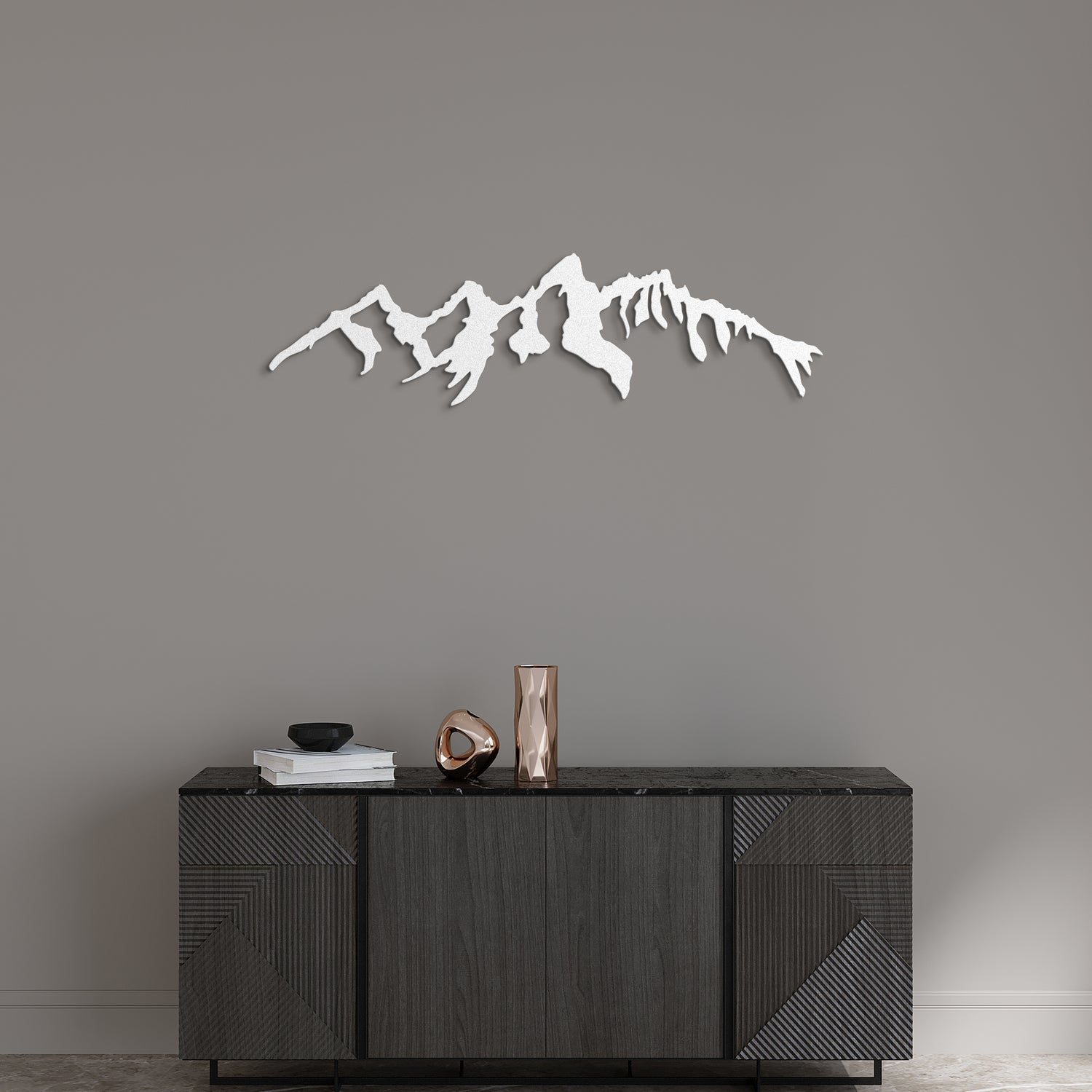 Teton Mountain Metal Wall Art