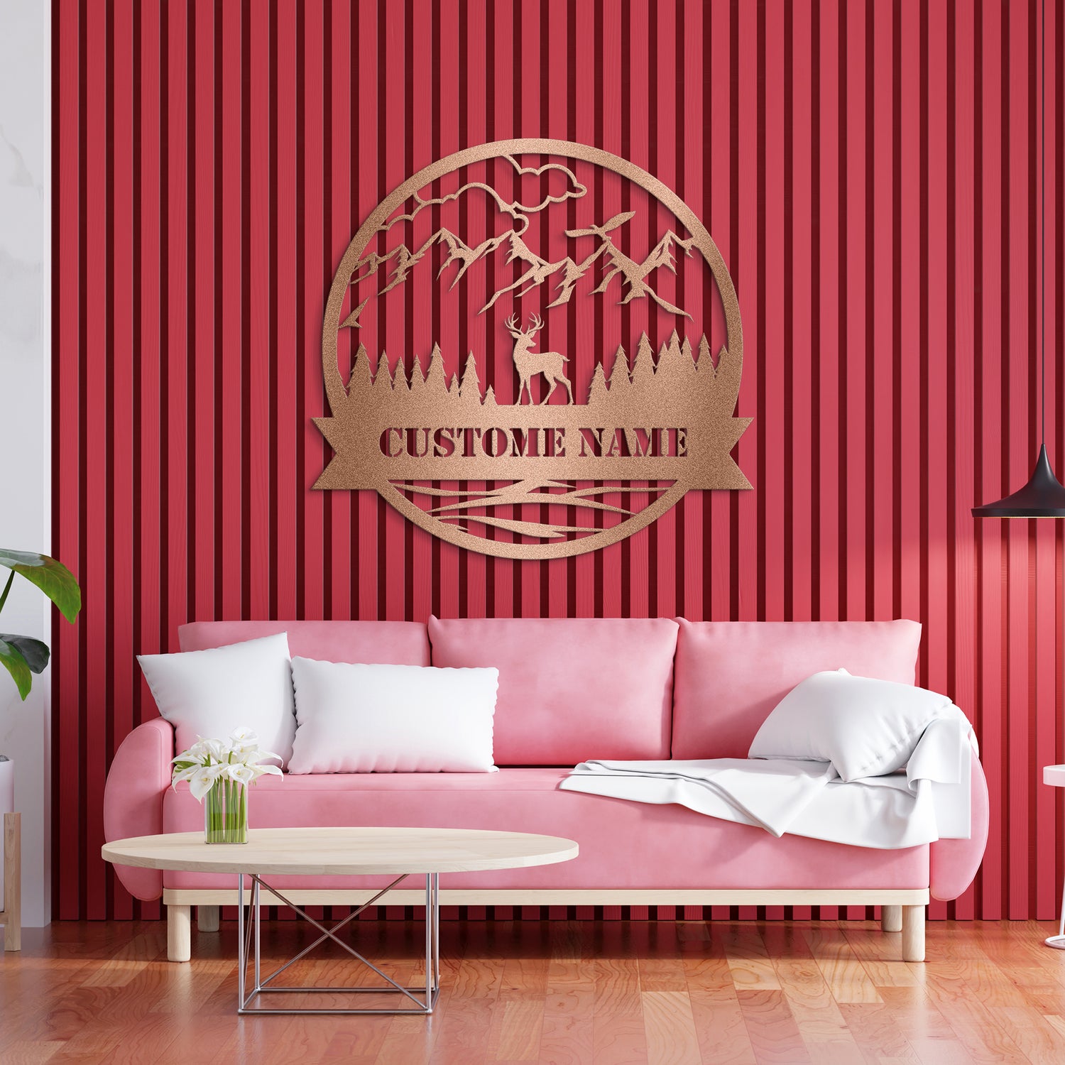 Personalized Nature Metal Sign