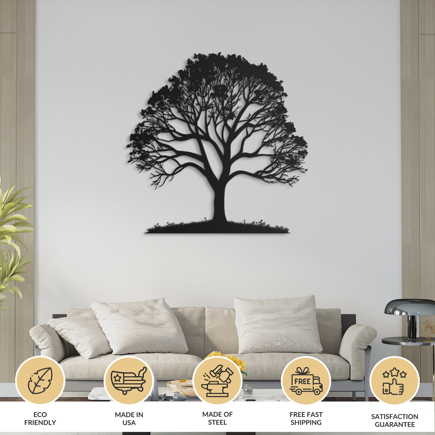 Tree Metal Wall Art