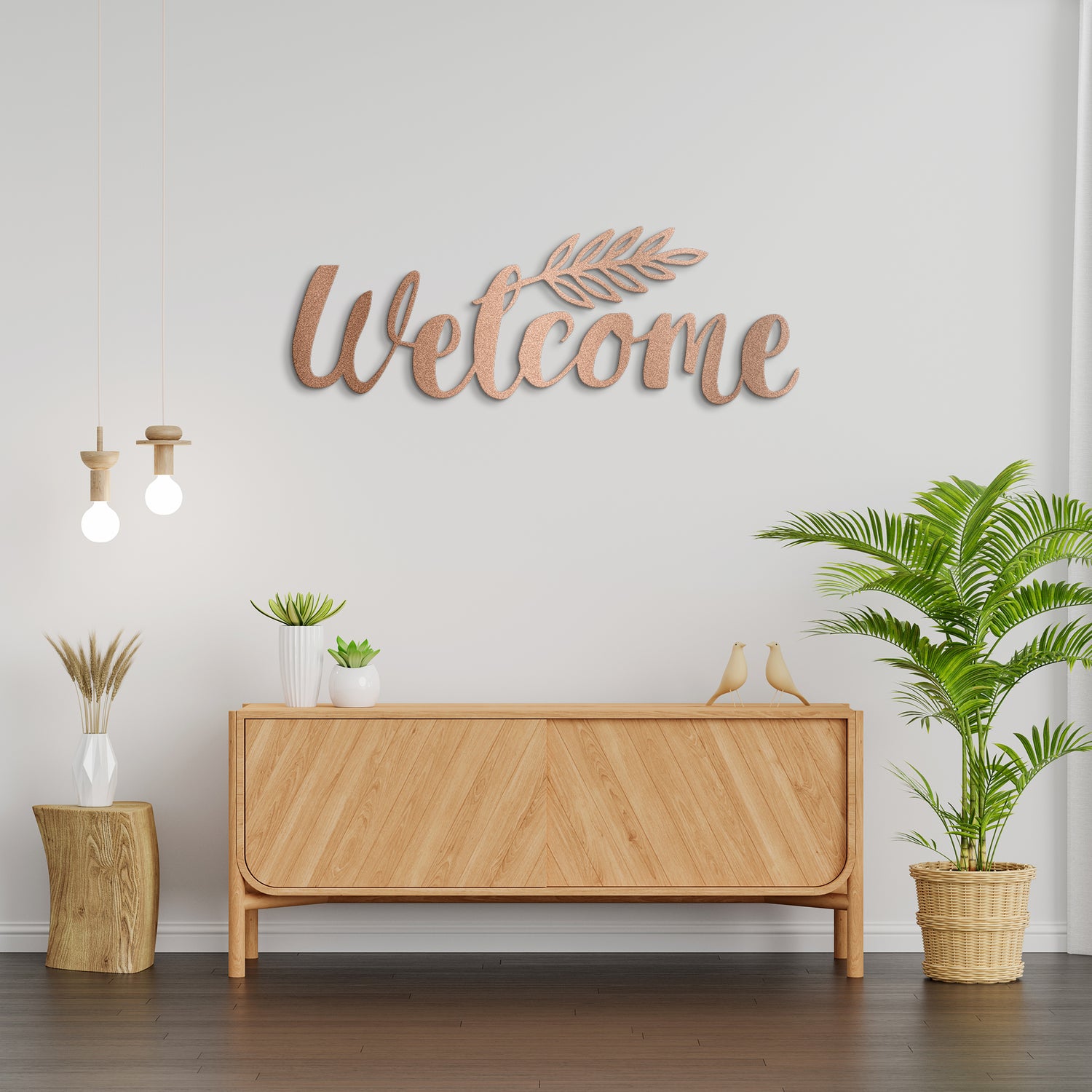 Welcome Quote Metal Sign